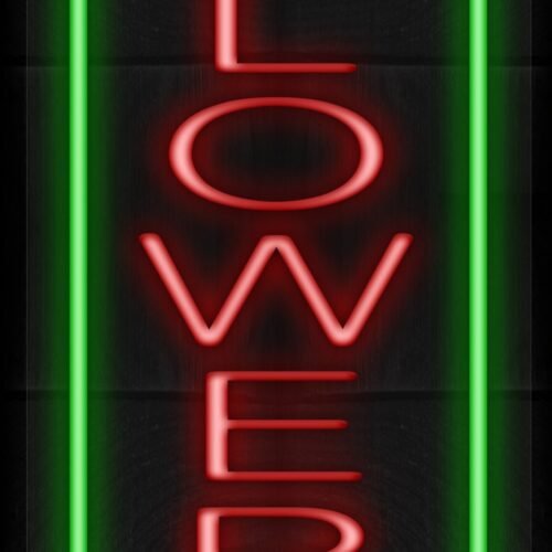 Florist with Green border LED Flex