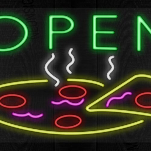 Open with pizza LED Flex
