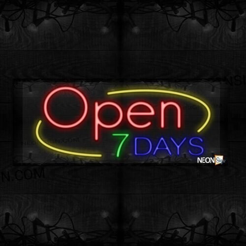 Open 7 days with Border LED Flex