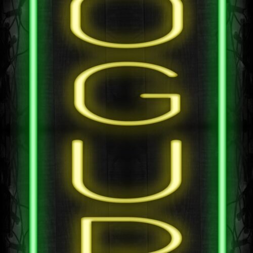 Yogurt with green border LED Flex (Vertical)