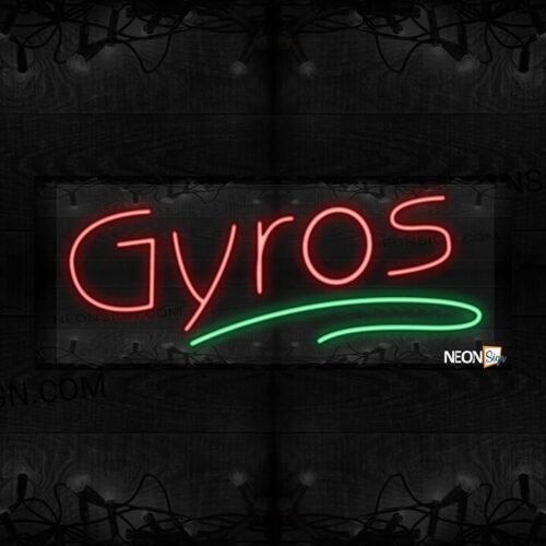 Gyros with green line LED Flex