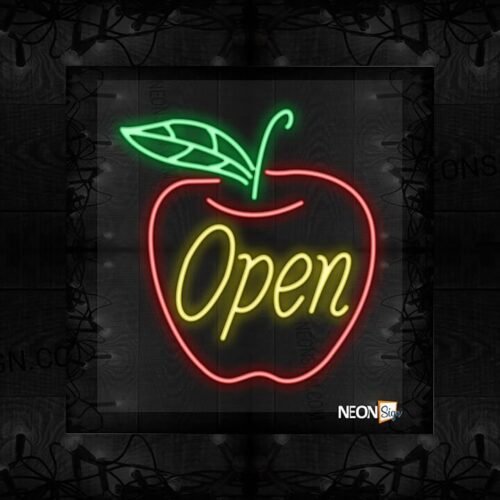 Open with apple logo LED Flex