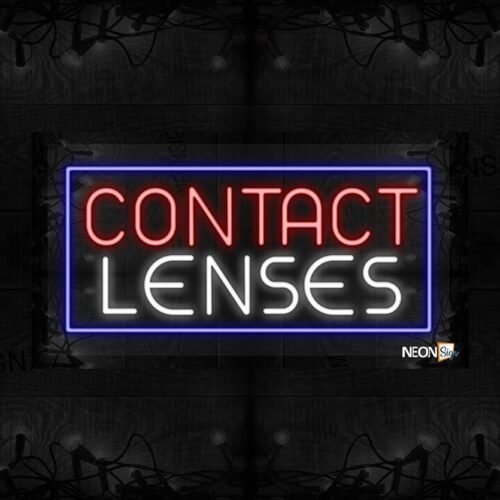 Contact Lenses with blue border LED Flex