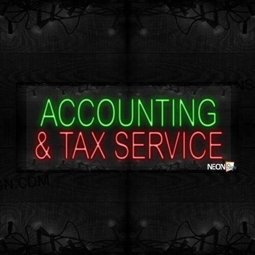 Accounting & Tax Service LED Flex