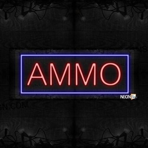 Ammo with blue border LED Flex