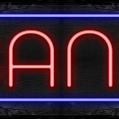 Band with blue border LED Flex