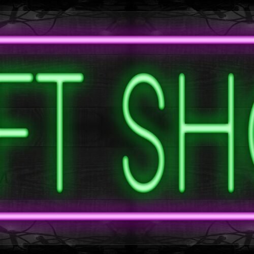 Gift Shops with violet border LED Flex