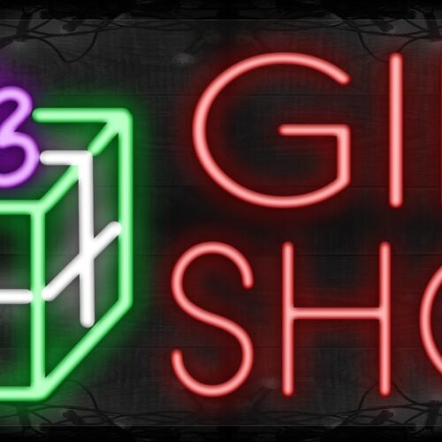 Gift Shop with gift box LED Flex