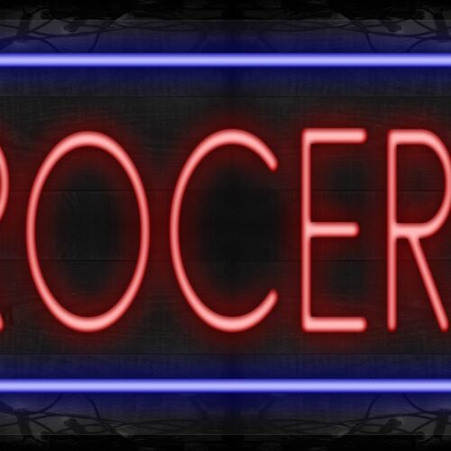 Groceries with borderline LED Flex