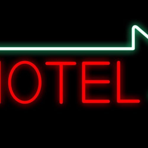 Hotel with arrow border LED Flex