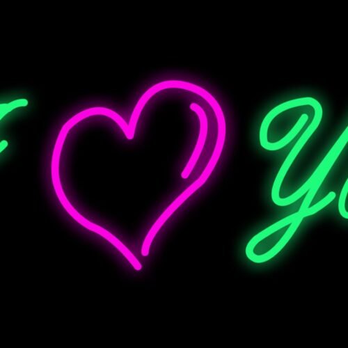 I heart you LED Flex