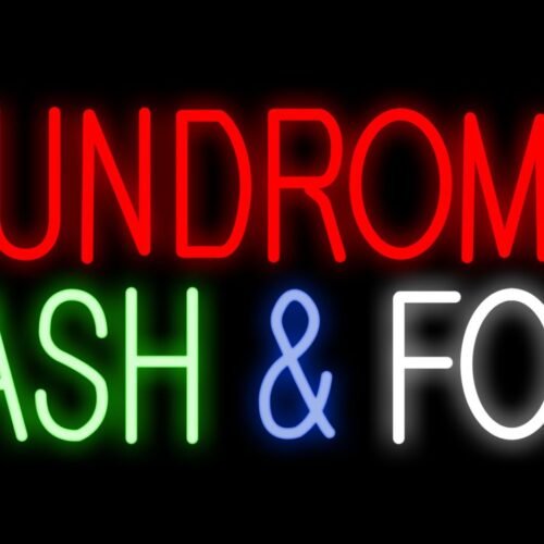 Laundromat Wash  & Fold LED Flex