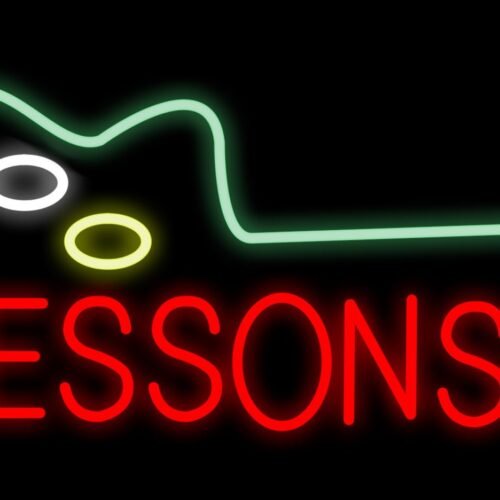 Lessons with guitar LED Flex
