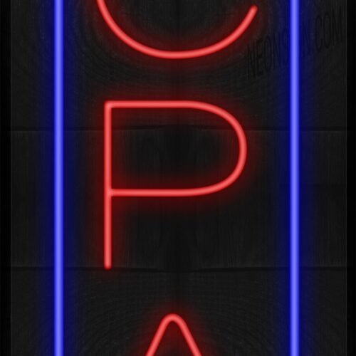 Vertical CPA with Blue Border LED Flex