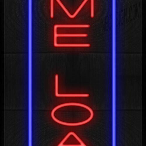 Vertical Home Loans with Parallel Lines LED Flex