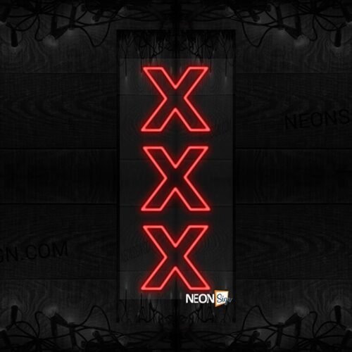 Vertical Double Stroke XXX LED Flex