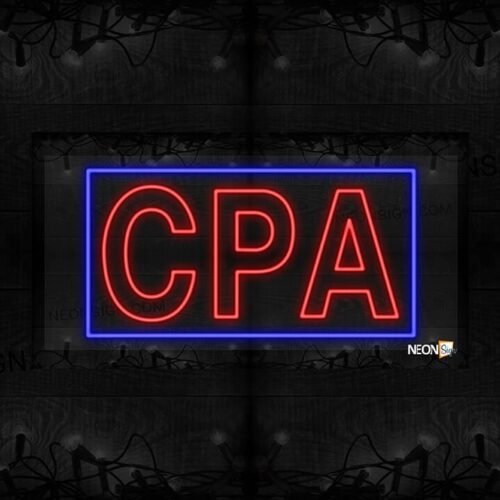 CPA with Rich Blue Border LED Flex