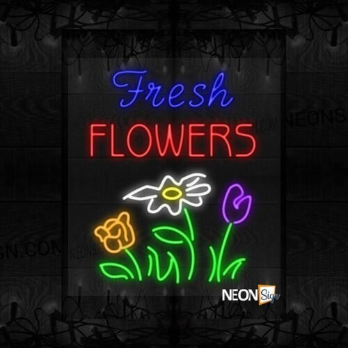 Fresh Flowers with 3 Flowers LED Flex