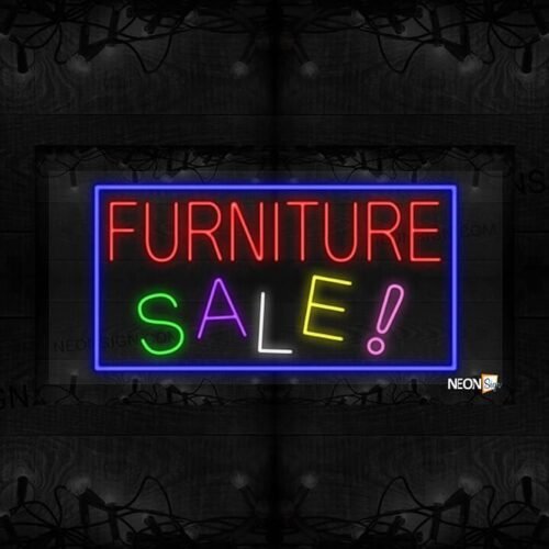 Furniture Sale with Blue Border LED Flex