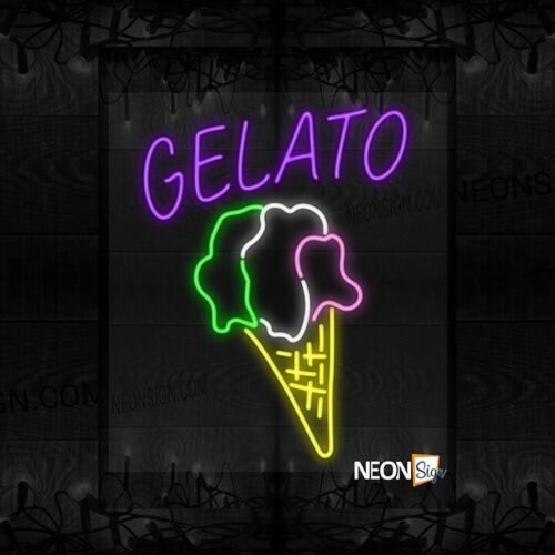 Gelato with a Cone of Gelato LED Flex