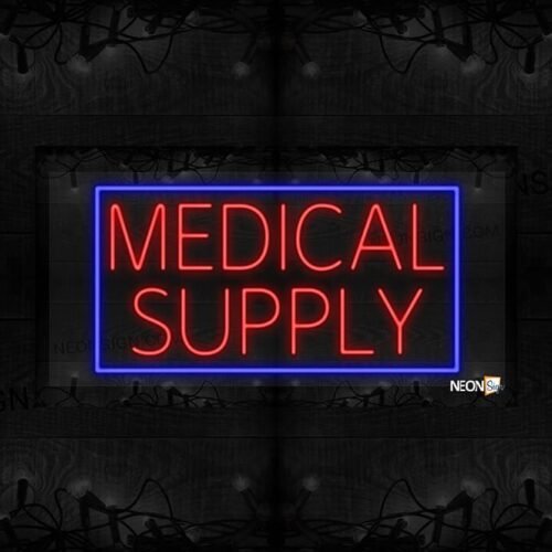 Medical Supply with Blue Border LED Flex