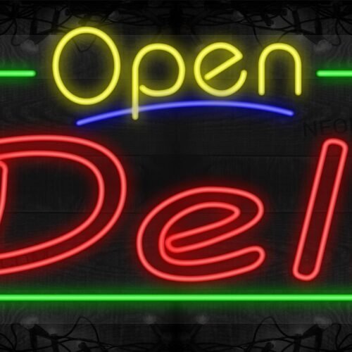 Open Deli (Double-Stroke) with Green Border