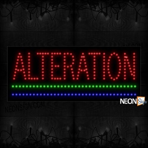 Alteration With Double Underline LED Bulb
