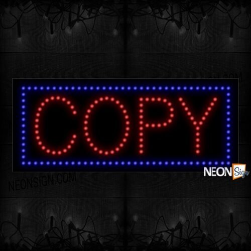 Copy With Blue Border LED Bulb