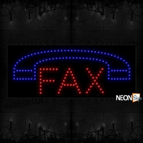 Fax With Phone Receiver LED Bulb