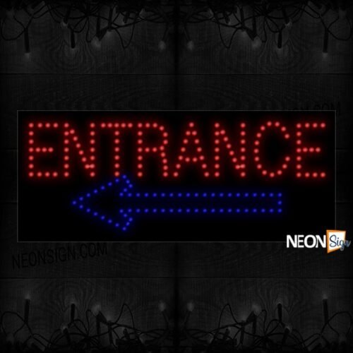 Entrance With Arrow LED Bulb