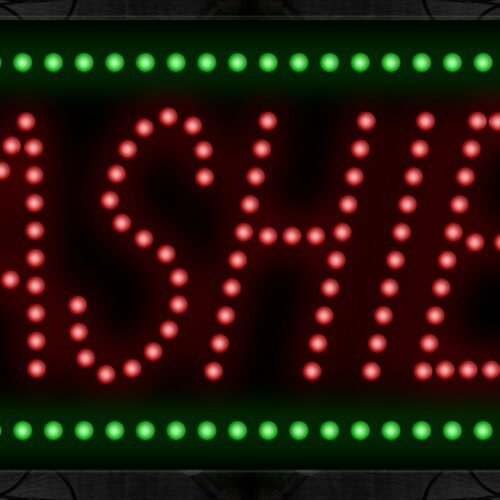 Cashier With Green Border LED Bulb