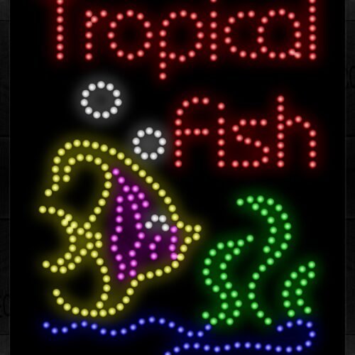 Tropical Fish With Image Of Fish LED Bulb
