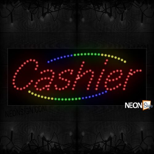 Cashier With Colorful Border LED Bulb