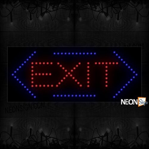 Exit With Arrows LED Bulb