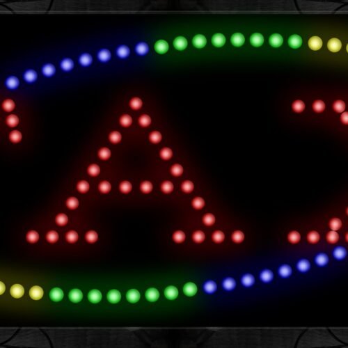 Fax With Colorful Border LED Bulb