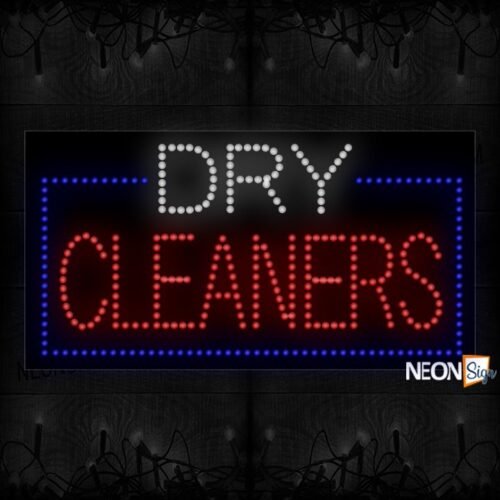 Dry Cleaners With Border LED Bulb