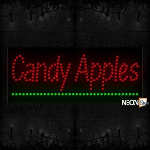 Candy Apples With Underline LED Bulb