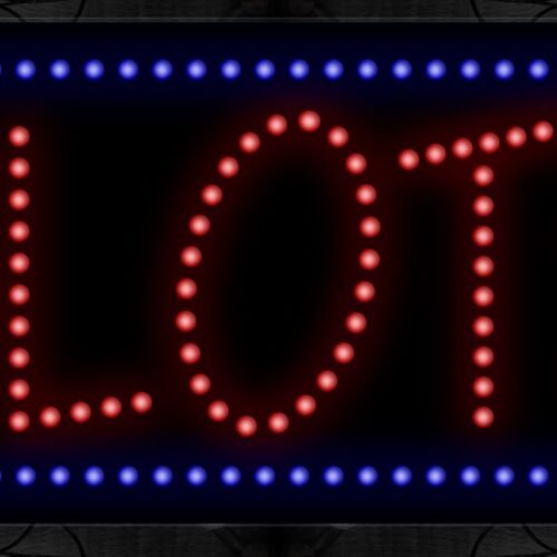 Slots With Blue Border LED Bulb