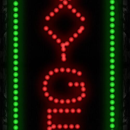 Oxygen With Vertical Border LED Bulb