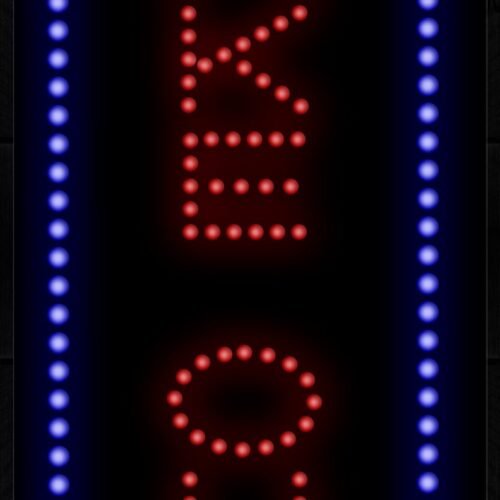 Take Out With Blue Border LED Bulb