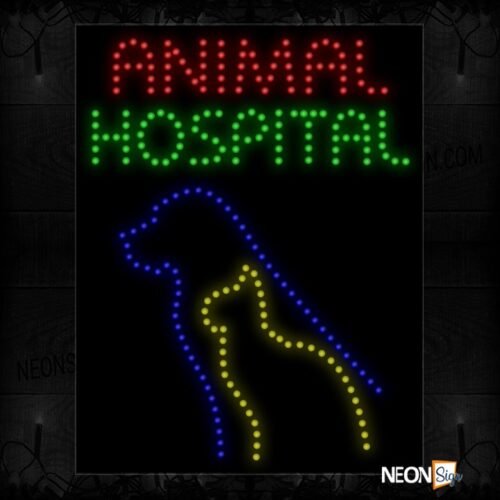 Animal Hospital With Logo LED Bulb