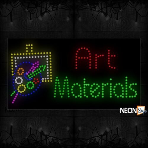 Art Materials With Art Equipment LED Bulb
