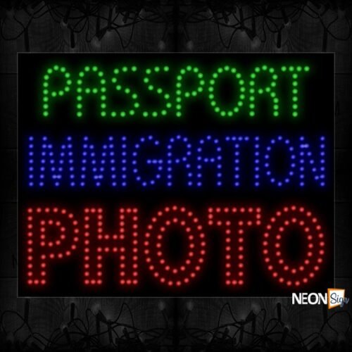 Passport Immigration Photo LED Bulb