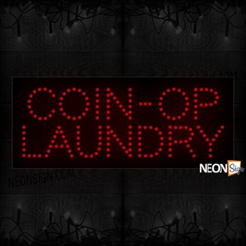 Coin-Op Laundry Plain Red LED Bulb