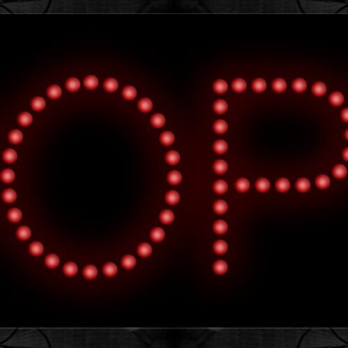 Copy All Caps Simple Text LED Bulb