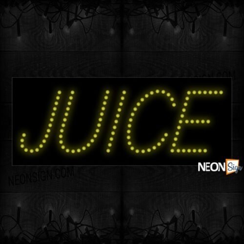 Juice In Yellow LED Bulb