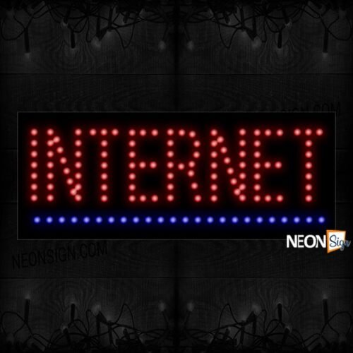 Internet With Blue Line LED Bulb