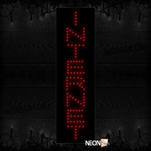 Internet In Red (Vertical) LED Bulb