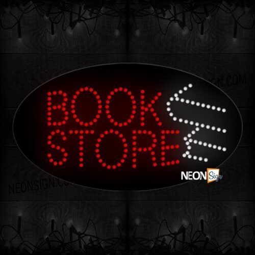Bookstore in red and logo LED Bulb