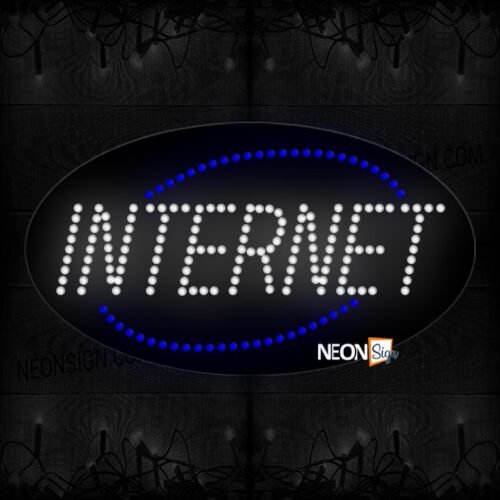 Internet Circle LED Bulb
